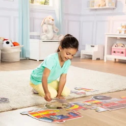 Giant Fire Truck Floor Puzzle - 24 Pieces><noscript><img width=