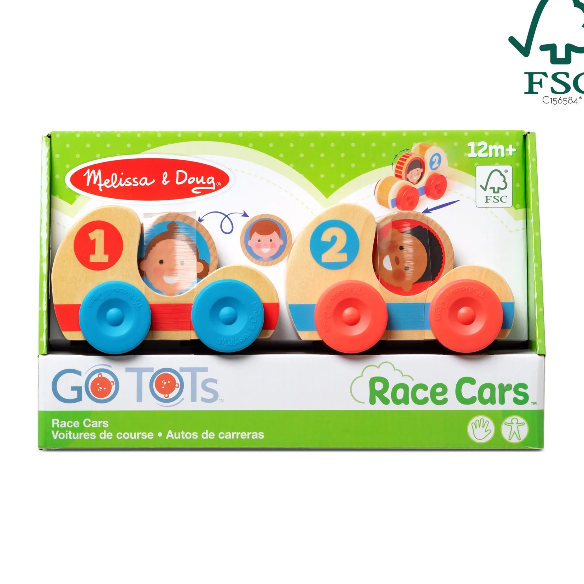 GO Tots Wooden Race Cars>Melissa & Doug Best