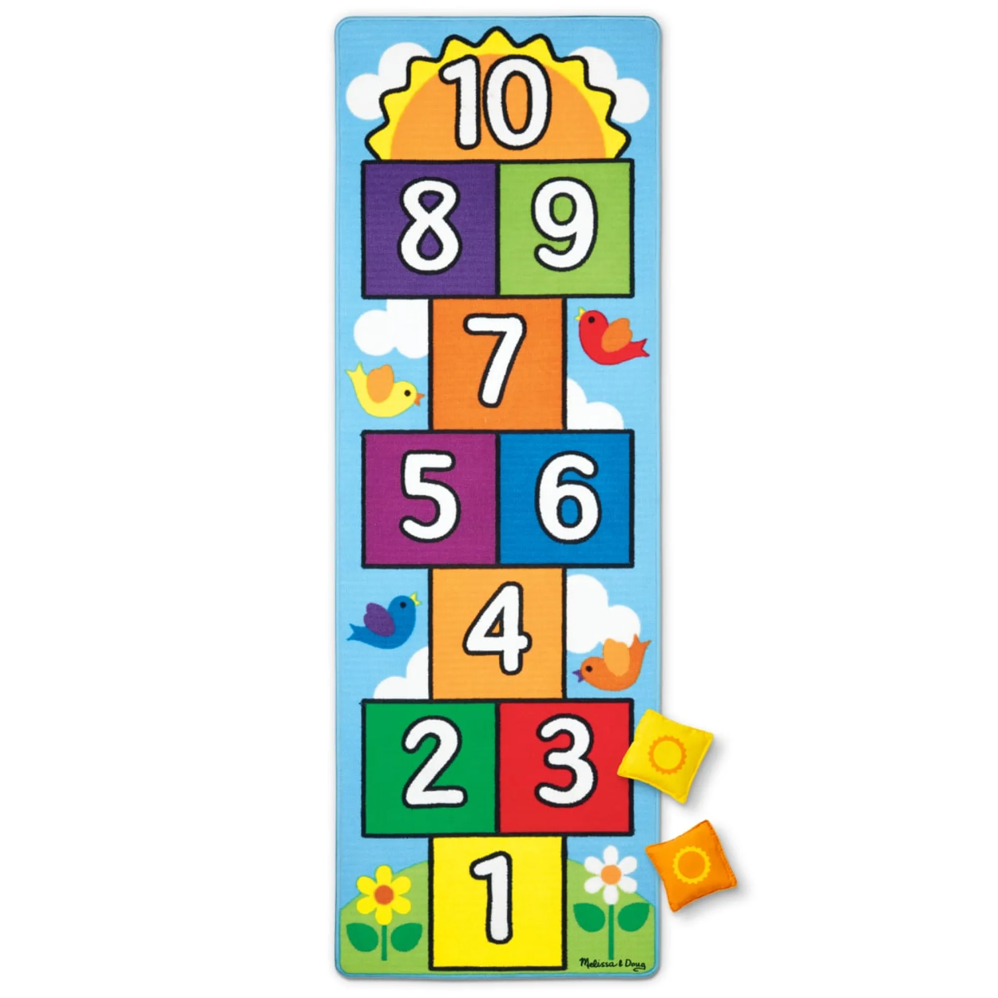 Hop & Count Hopscotch Rug>Melissa & Doug New