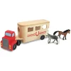 Horse Carrier Wooden Vehicles Play Set>Melissa & Doug Best