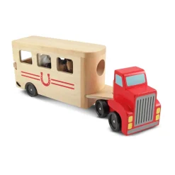 Horse Carrier Wooden Vehicles Play Set><noscript><img width=