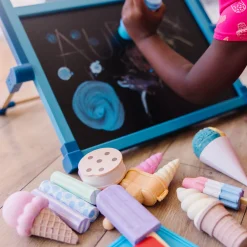 Ice Cream Shop Chalk Play Set>Melissa & Doug Clearance