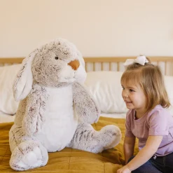 Jumbo Burrow Bunny Stuffed Plush Animal><noscript><img width=