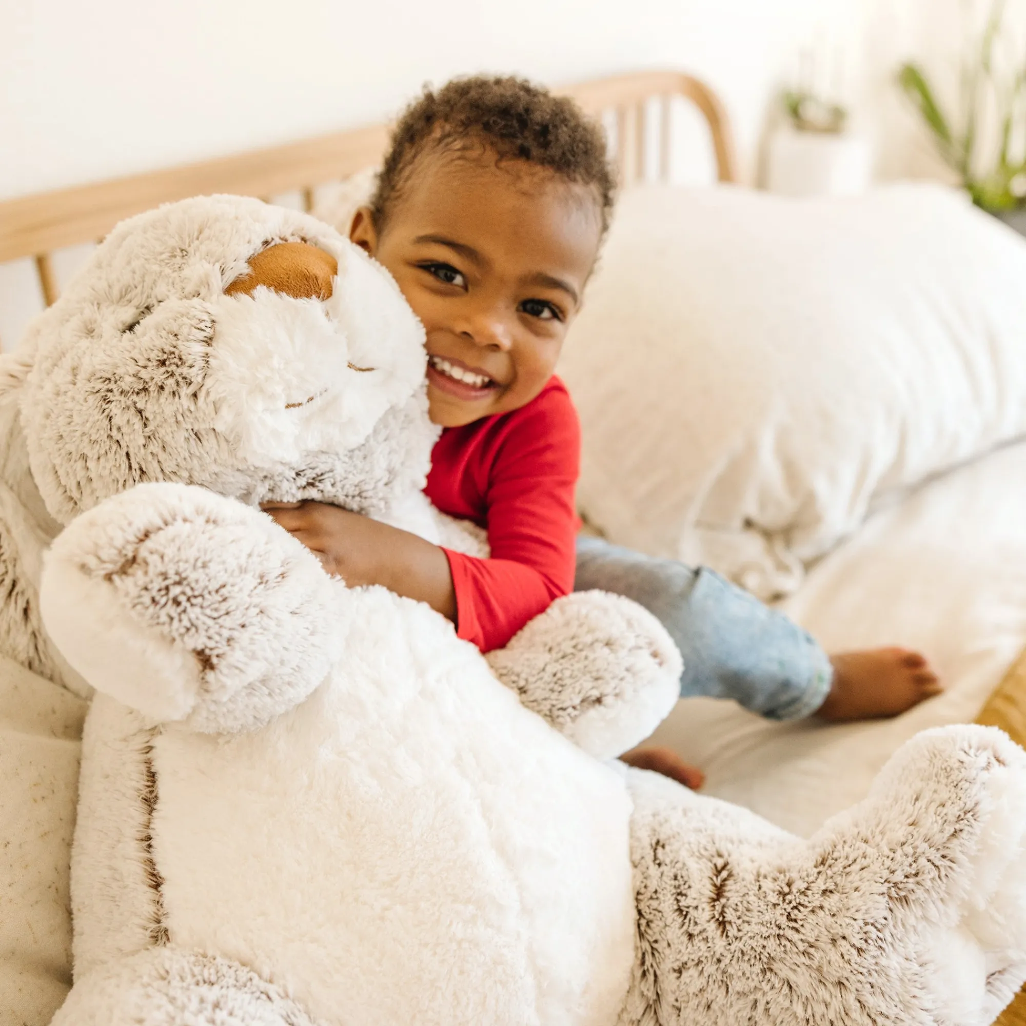 Jumbo Burrow Bunny Stuffed Plush Animal>Melissa & Doug