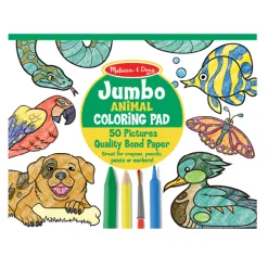 Jumbo Coloring Pad - Animals><noscript><img width=