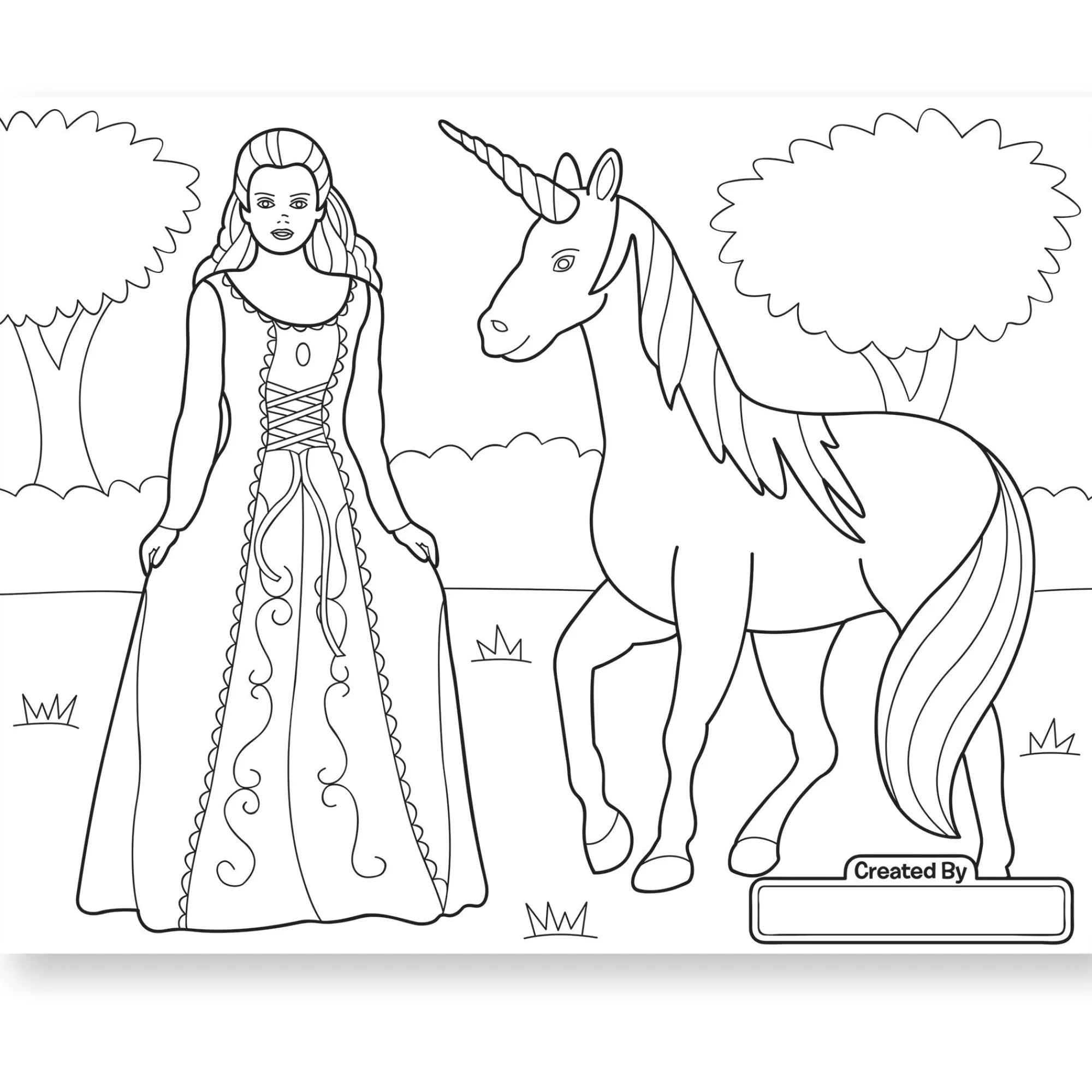 Jumbo Coloring Pad - Princess & Fairy>Melissa & Doug Hot