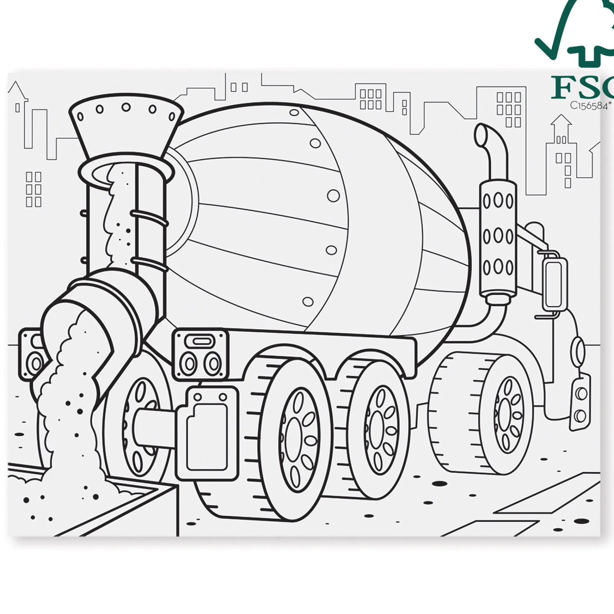 Jumbo Coloring Pad - Vehicles>Melissa & Doug Online