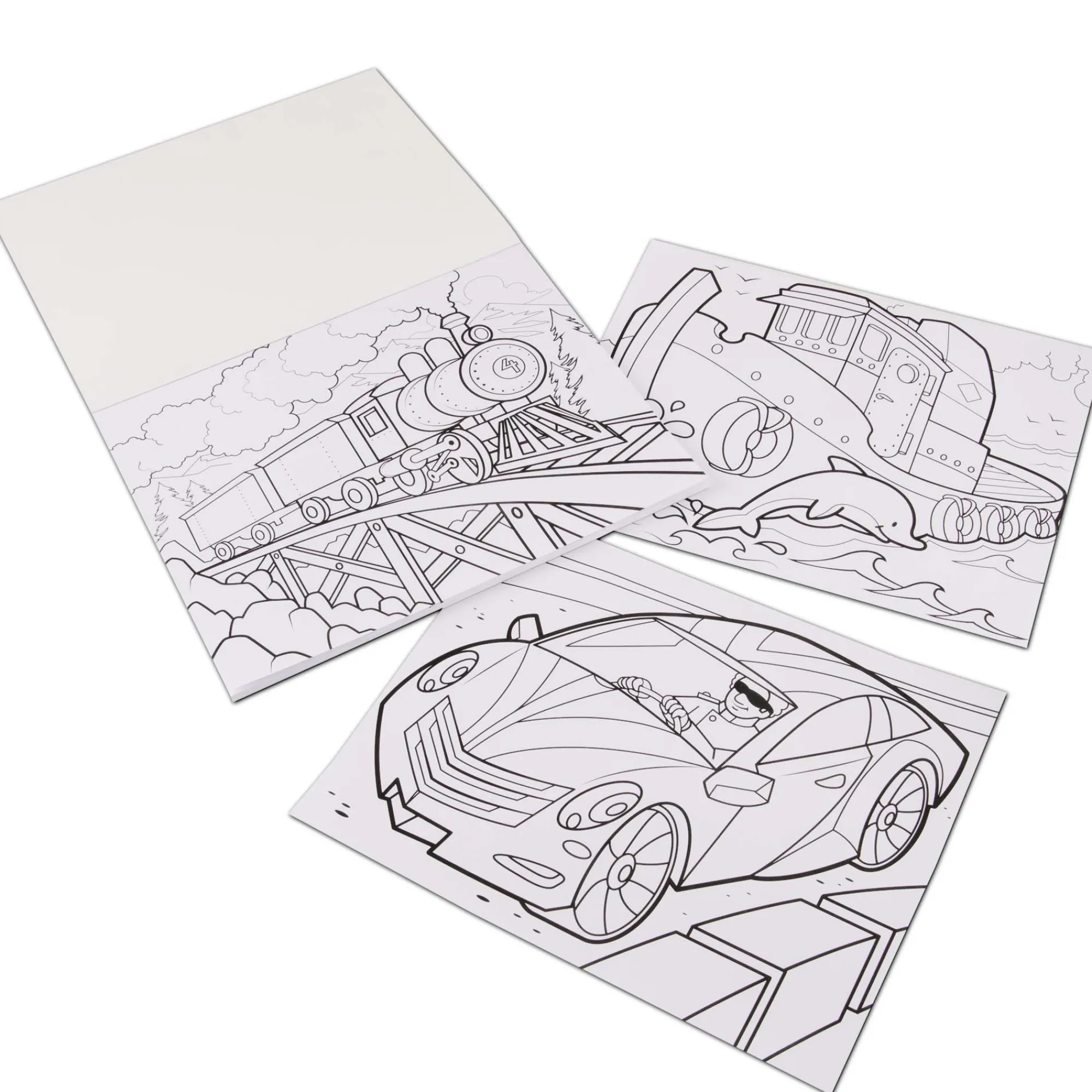 Jumbo Coloring Pad - Vehicles>Melissa & Doug Online