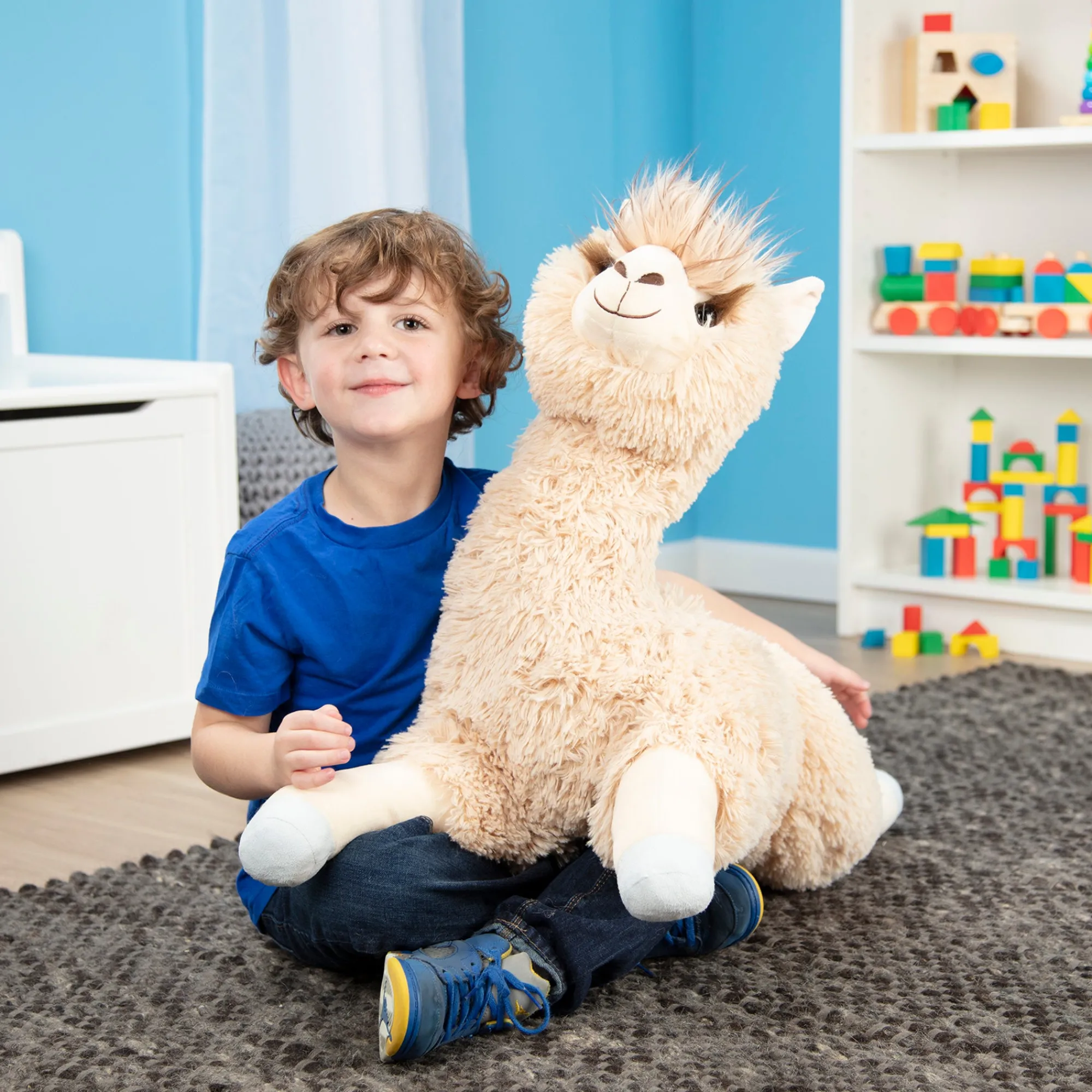 Jumbo Llama Stuffed Plush Animal>Melissa & Doug New