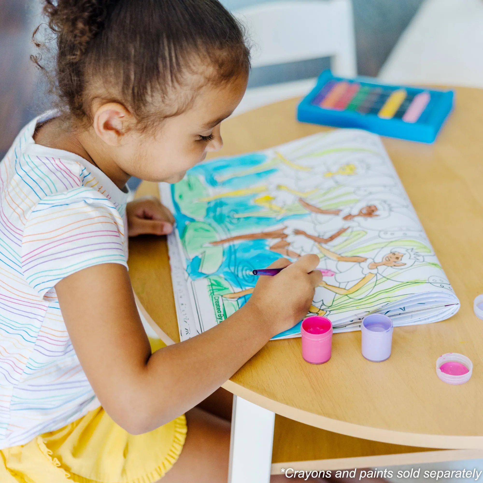 Jumbo 50-Page Kids' Coloring Pad - Horses, Hearts, Flowers, and More>Melissa & Doug Best