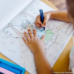 Jumbo 50-Page Kids' Coloring Pad - Horses, Hearts, Flowers, and More><noscript><img width=