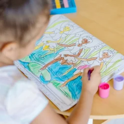 Jumbo 50-Page Kids' Coloring Pad - Horses, Hearts, Flowers, and More><noscript><img width=