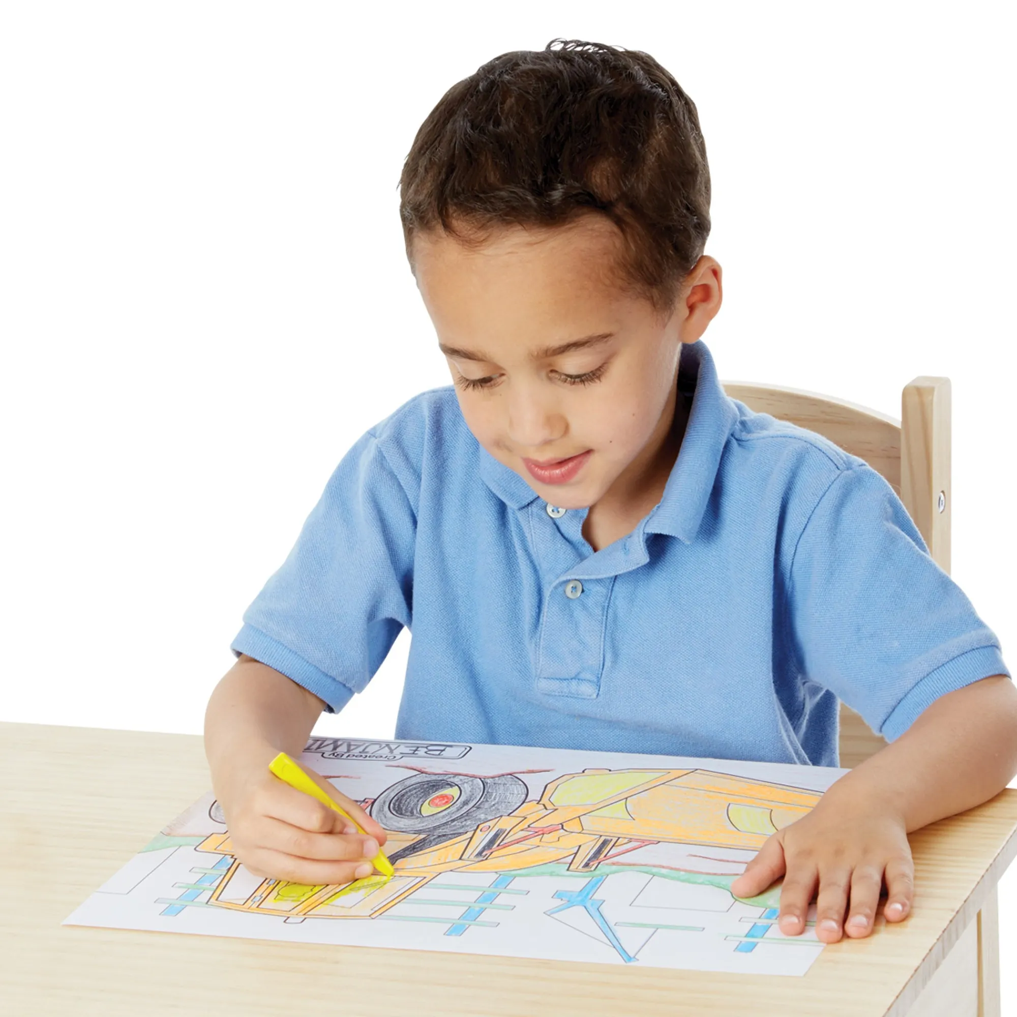 Jumbo 50-Page Kids' Coloring Pad - Space, Sharks, Sports, and More>Melissa & Doug Best