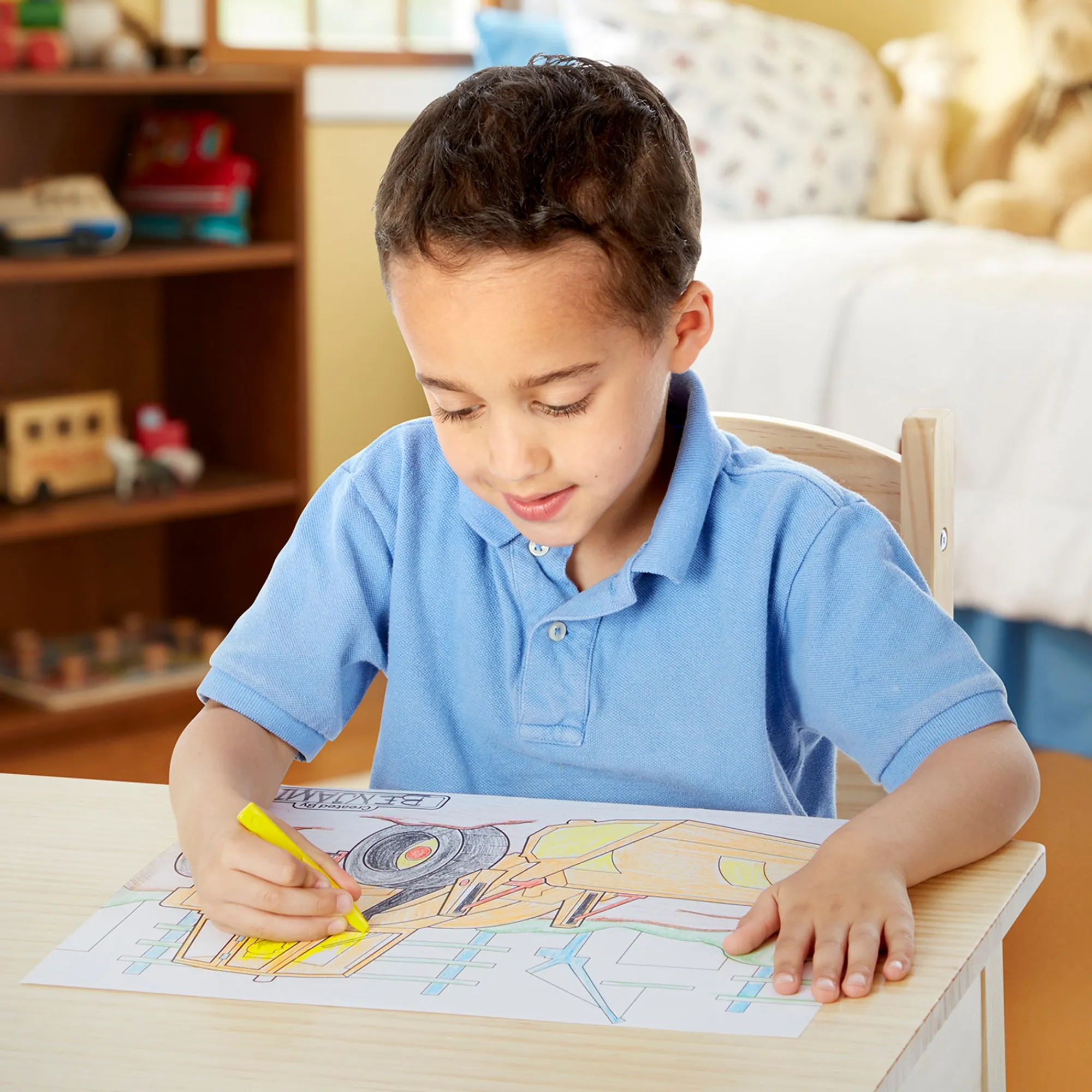 Jumbo 50-Page Kids' Coloring Pad - Space, Sharks, Sports, and More>Melissa & Doug Best