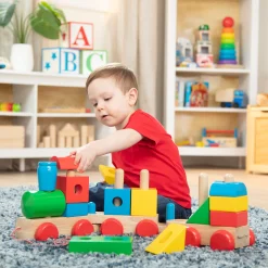 Jumbo Wooden Stacking Train – Classic><noscript><img width=