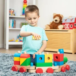 Jumbo Wooden Stacking Train – Classic><noscript><img width=