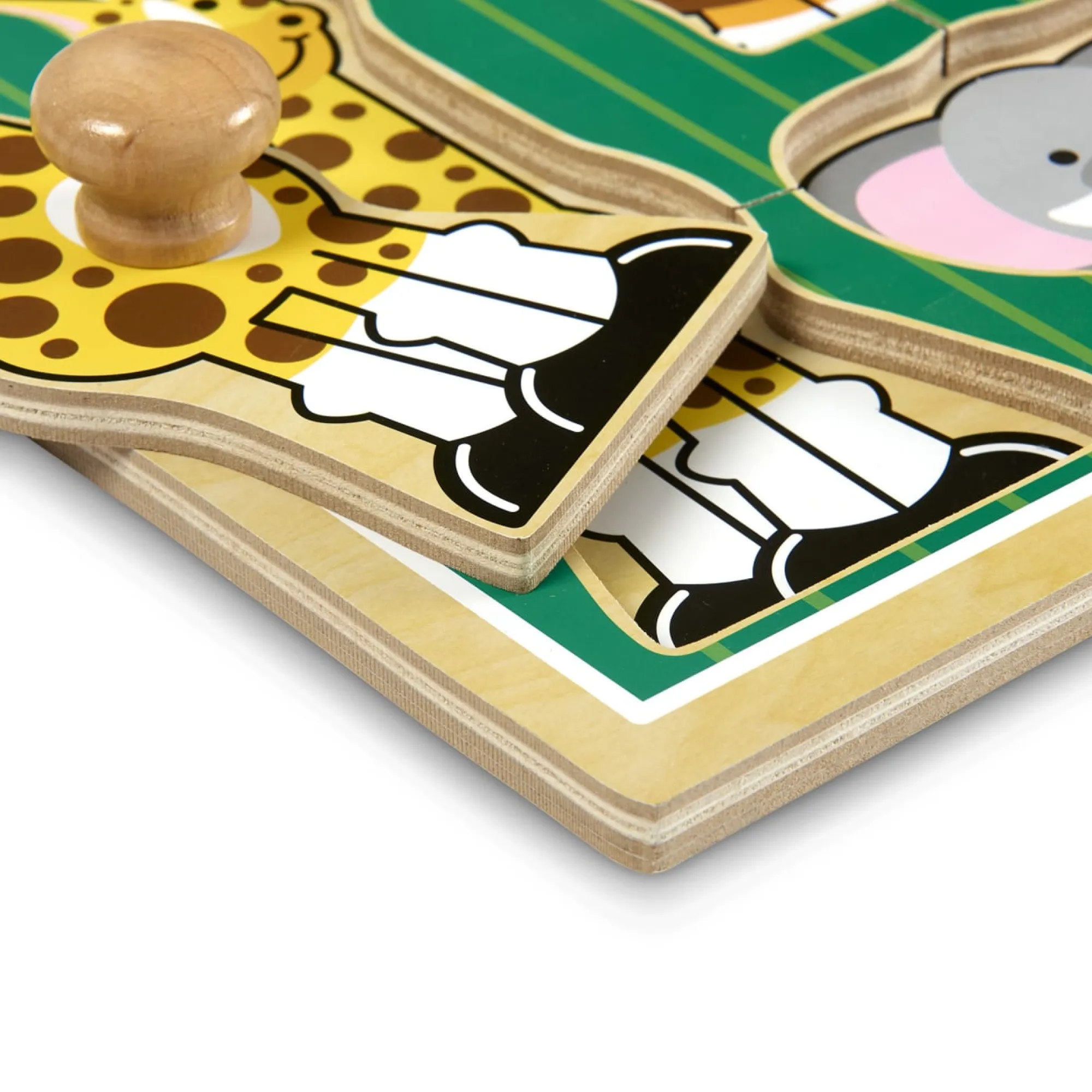 Jungle Friends Jumbo Knob Puzzle - 3 Pieces>Melissa & Doug