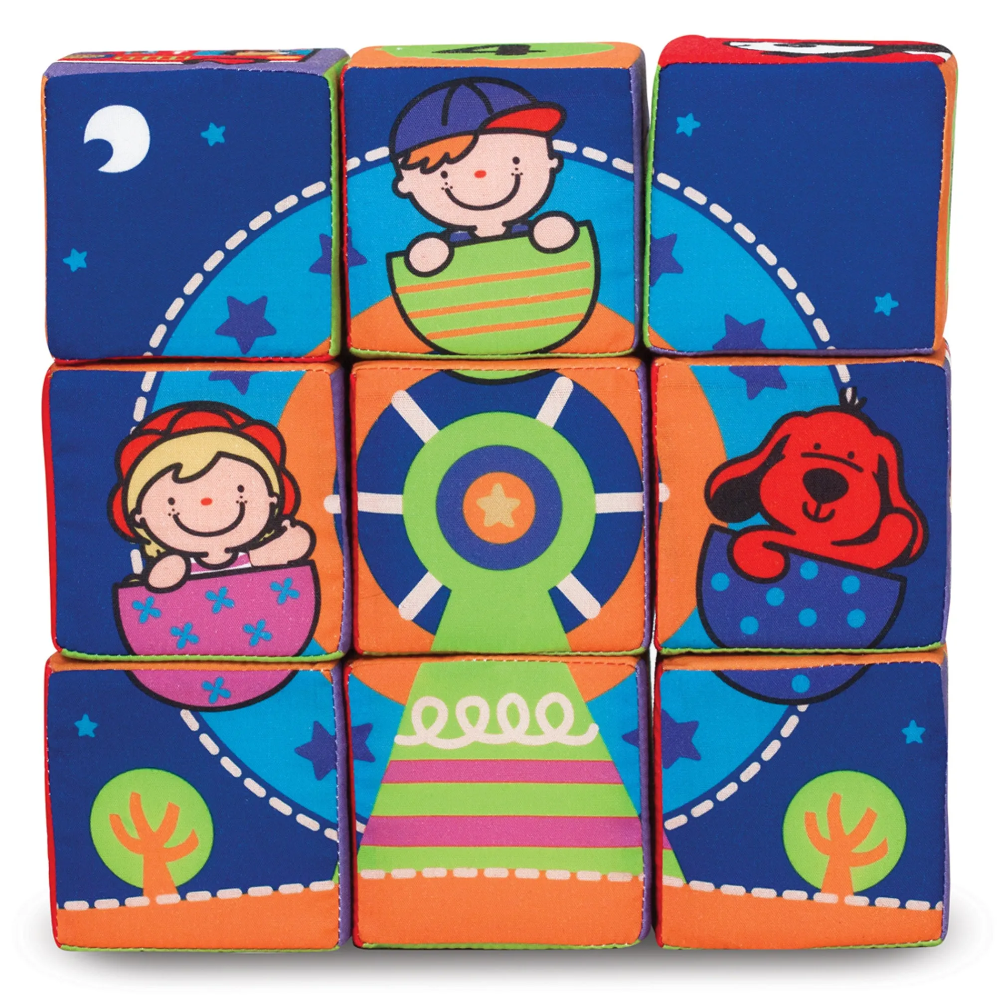 K's Kids Match and Build Soft Blocks>Melissa & Doug