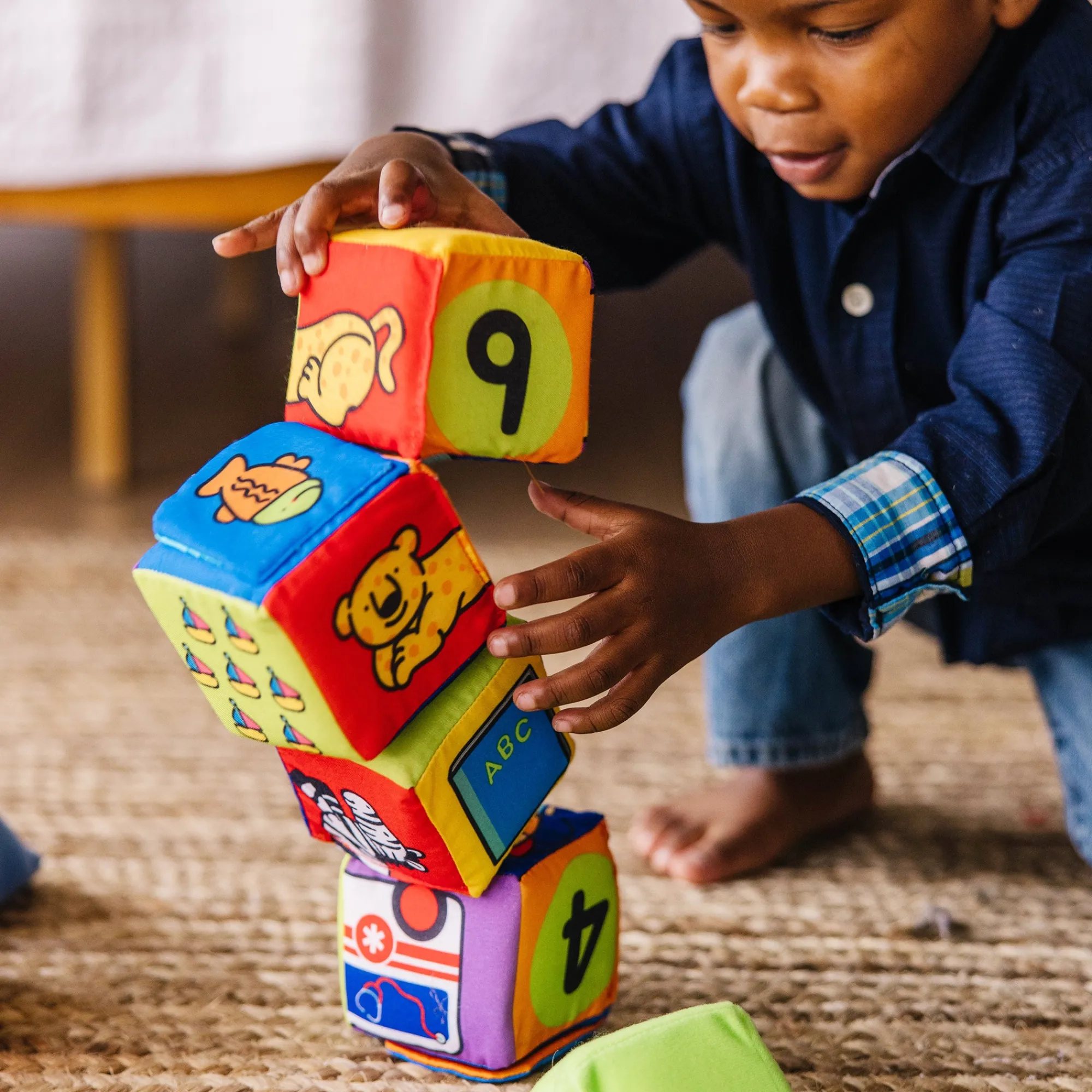 K's Kids Match and Build Soft Blocks>Melissa & Doug