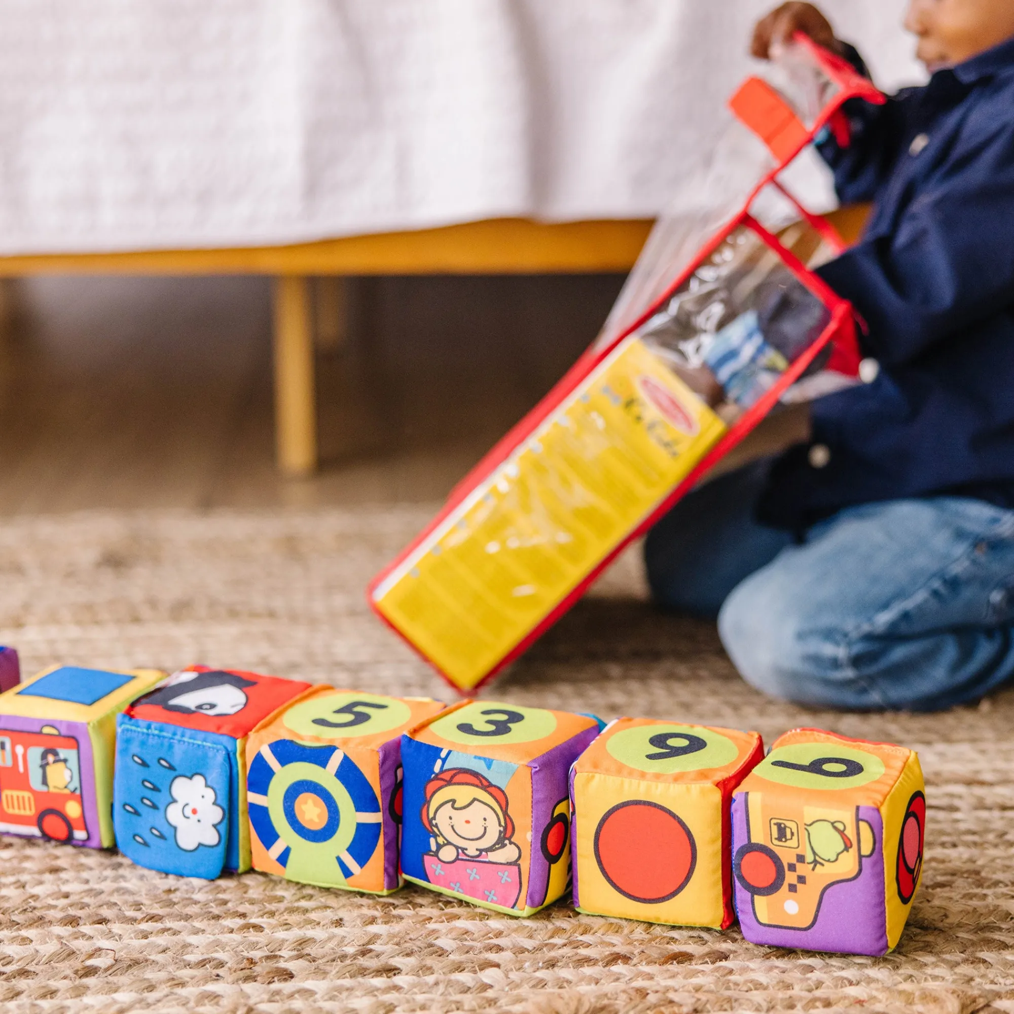 K's Kids Match and Build Soft Blocks>Melissa & Doug