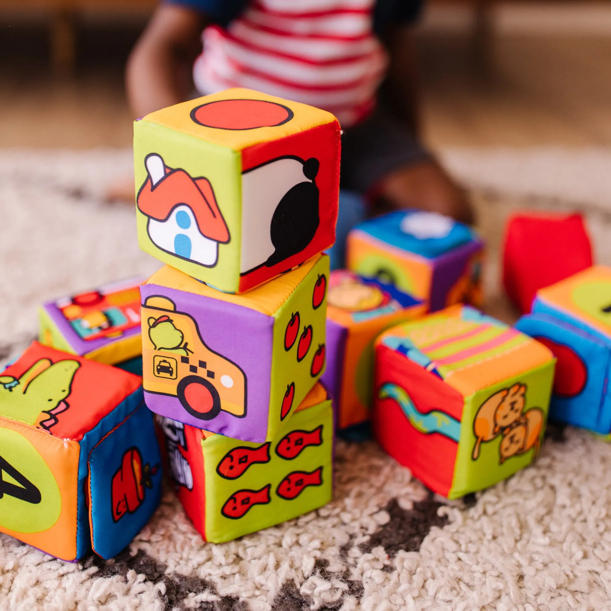K's Kids Match and Build Soft Blocks>Melissa & Doug