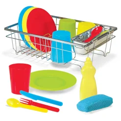 Let's Play House! Wash & Dry Dish Set>Melissa & Doug Outlet