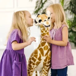 Lifelike Plush Baby Giraffe><noscript><img width=