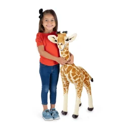 Lifelike Plush Baby Giraffe><noscript><img width=