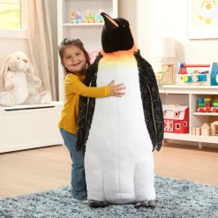 Lifelike Plush Emperor Penguin><noscript><img width=