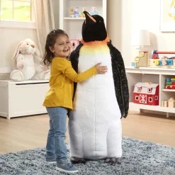 Lifelike Plush Emperor Penguin><noscript><img width=
