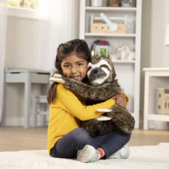 Lifelike Plush Sloth><noscript><img width=
