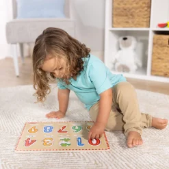 Lift & See Numbers Peg Puzzle - 10 Pieces>Melissa & Doug Discount