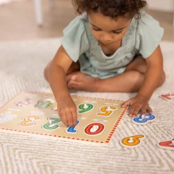 Lift & See Numbers Peg Puzzle - 10 Pieces><noscript><img width=
