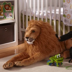 Lion Lifelike Plush Stuffed Animal><noscript><img width=