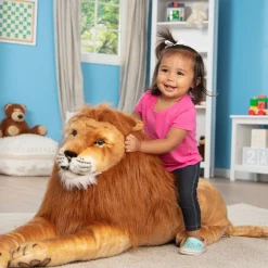 Lion Lifelike Plush Stuffed Animal><noscript><img width=