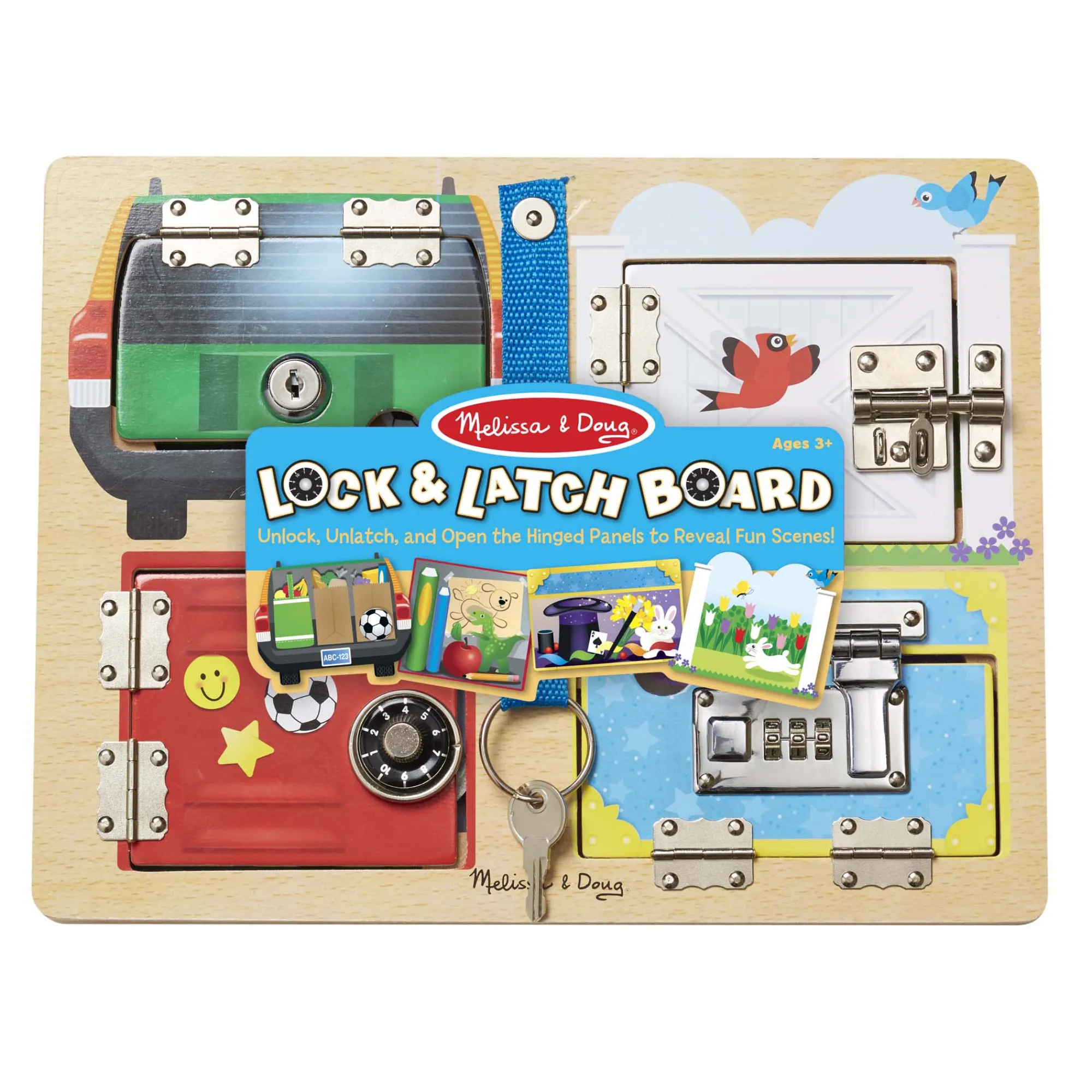 Locks & Latches Board>Melissa & Doug Hot