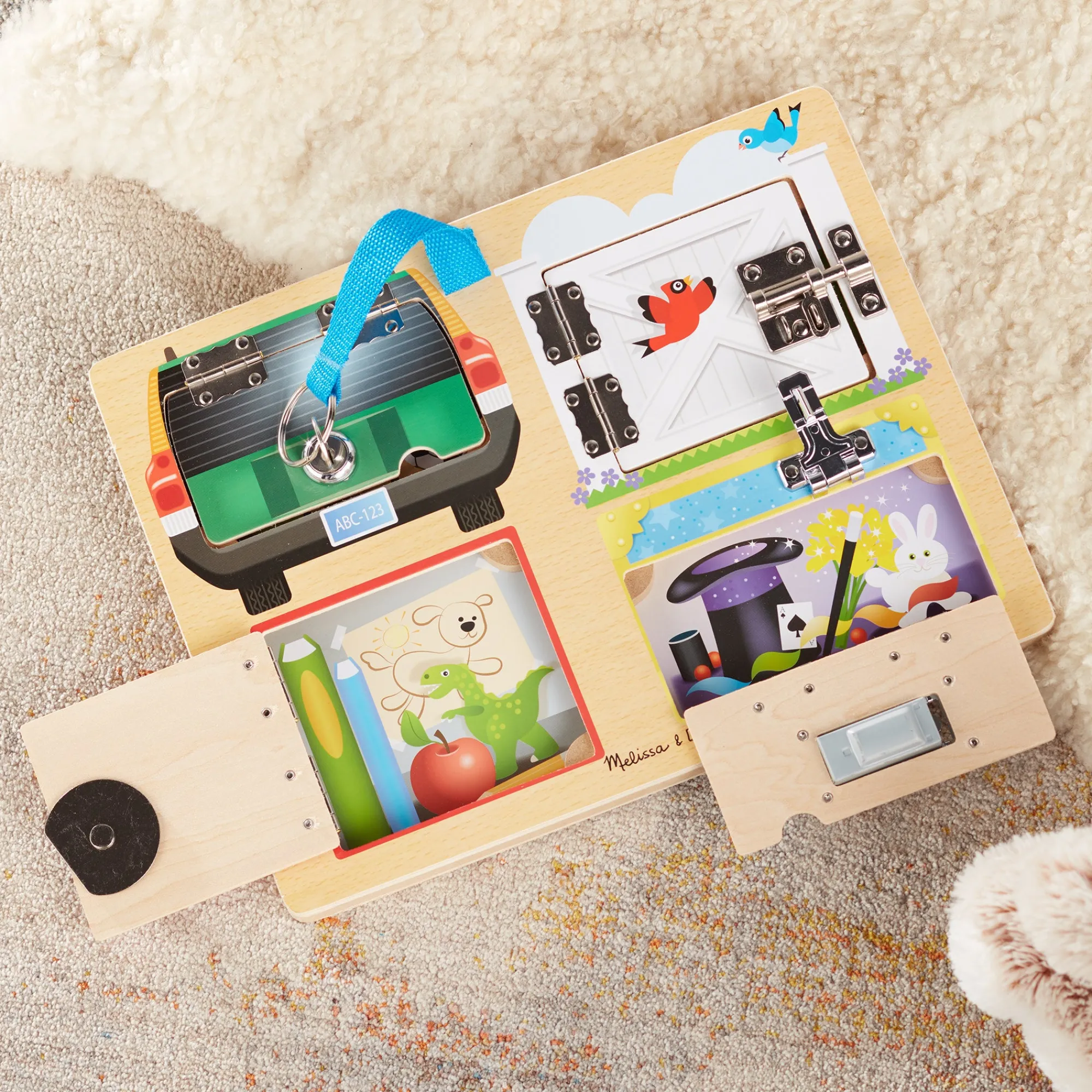 Locks & Latches Board>Melissa & Doug Hot