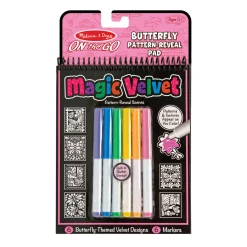 Magic Velvet Butterfly Scenes - On the Go Travel Activity>Melissa & Doug Online