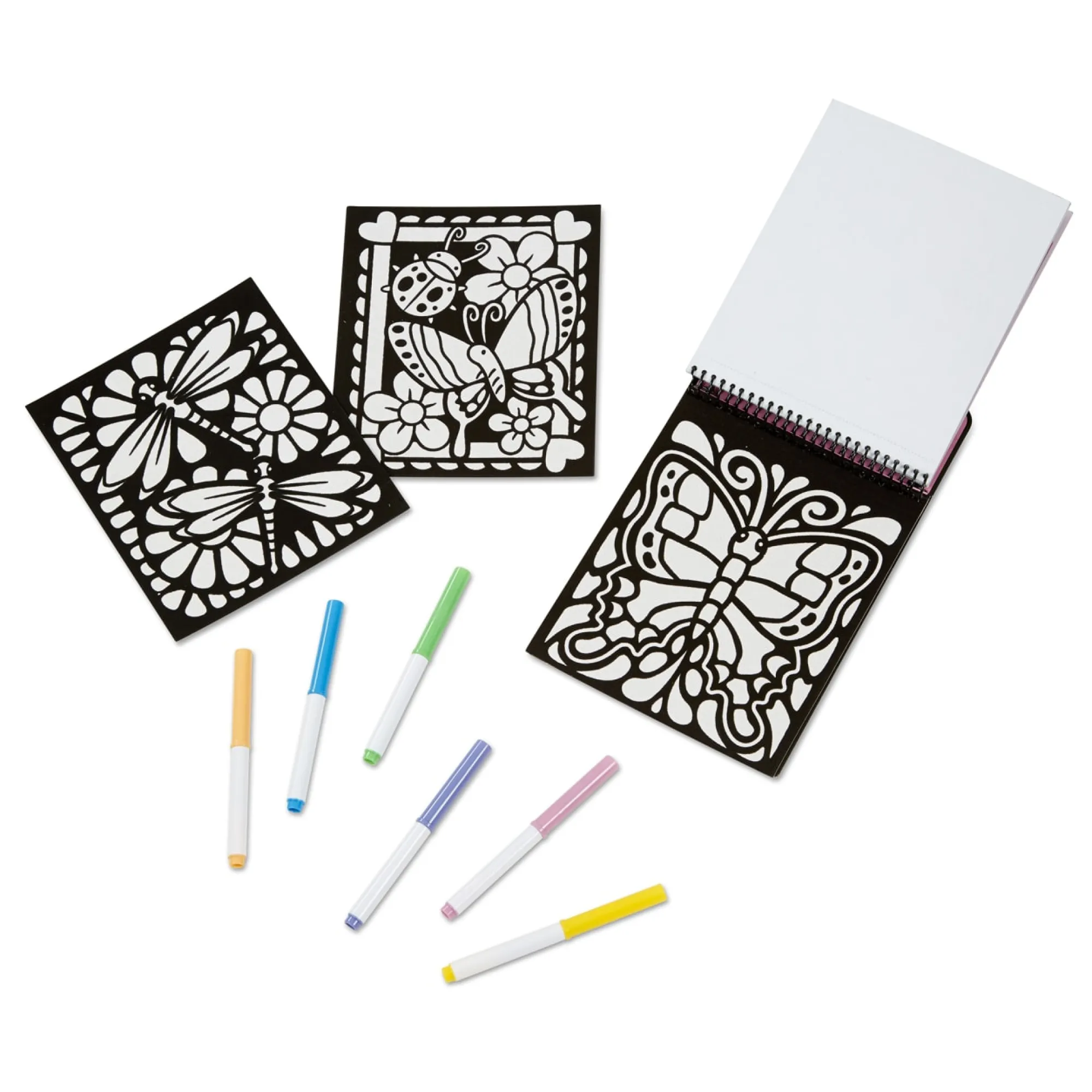 Magic Velvet Butterfly Scenes - On the Go Travel Activity>Melissa & Doug Online