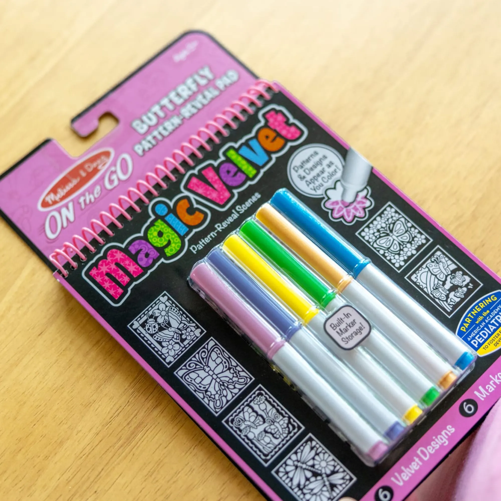 Magic Velvet Butterfly Scenes - On the Go Travel Activity>Melissa & Doug Online