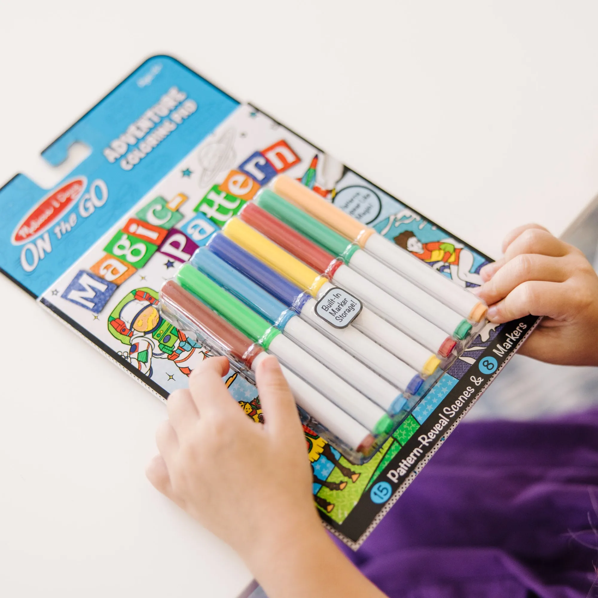 Magic-Pattern – Adventure Coloring Pad - On the Go Travel Activity>Melissa & Doug New