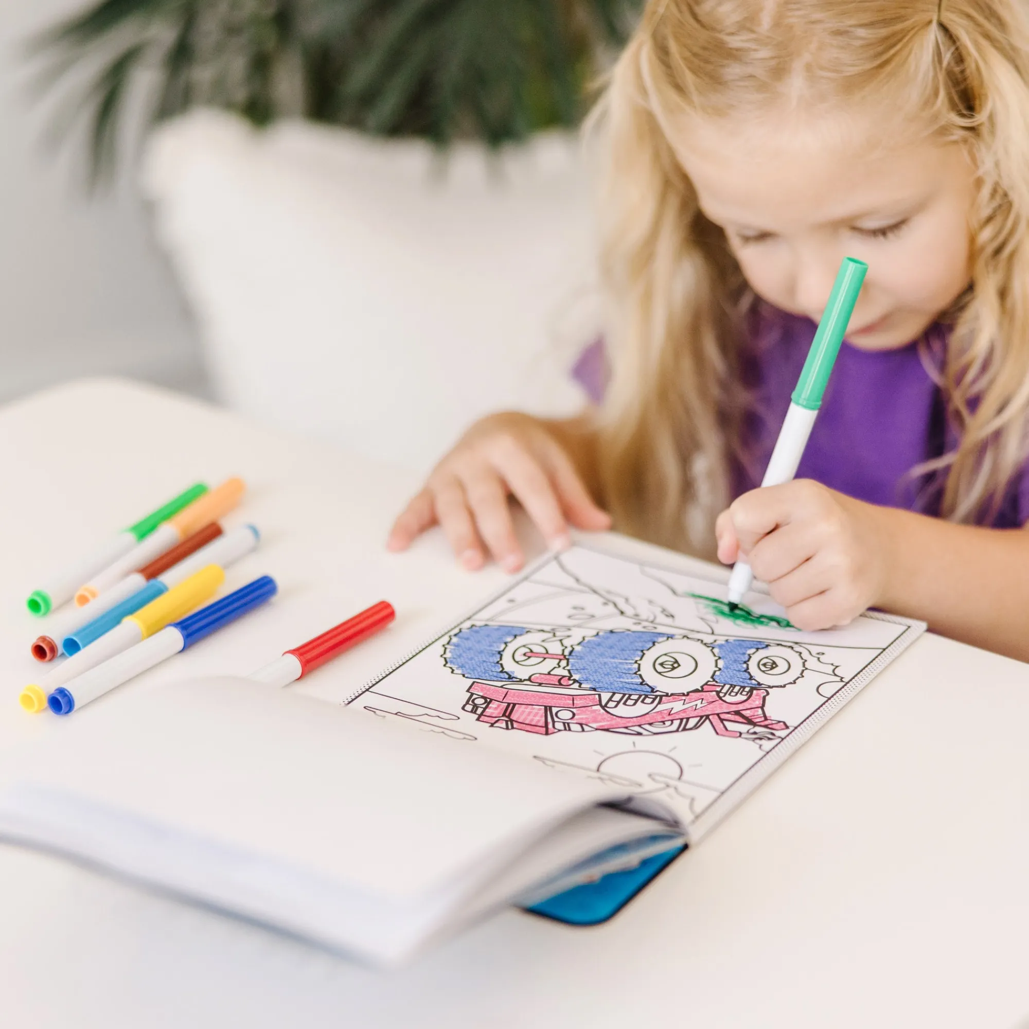 Magic-Pattern – Adventure Coloring Pad - On the Go Travel Activity>Melissa & Doug New