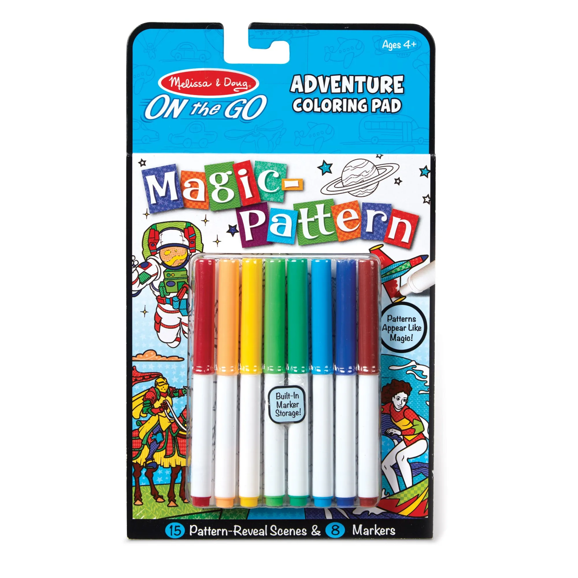 Magic-Pattern – Adventure Coloring Pad - On the Go Travel Activity>Melissa & Doug New