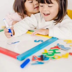 Magnetic Chalkboard & Dry-Erase Board (Uppercase)><noscript><img width=