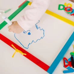 Magnetic Chalkboard & Dry-Erase Board (Uppercase)><noscript><img width=