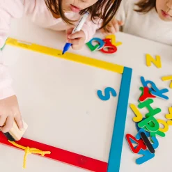 Magnetic Chalkboard & Dry-Erase Board (Uppercase)><noscript><img width=