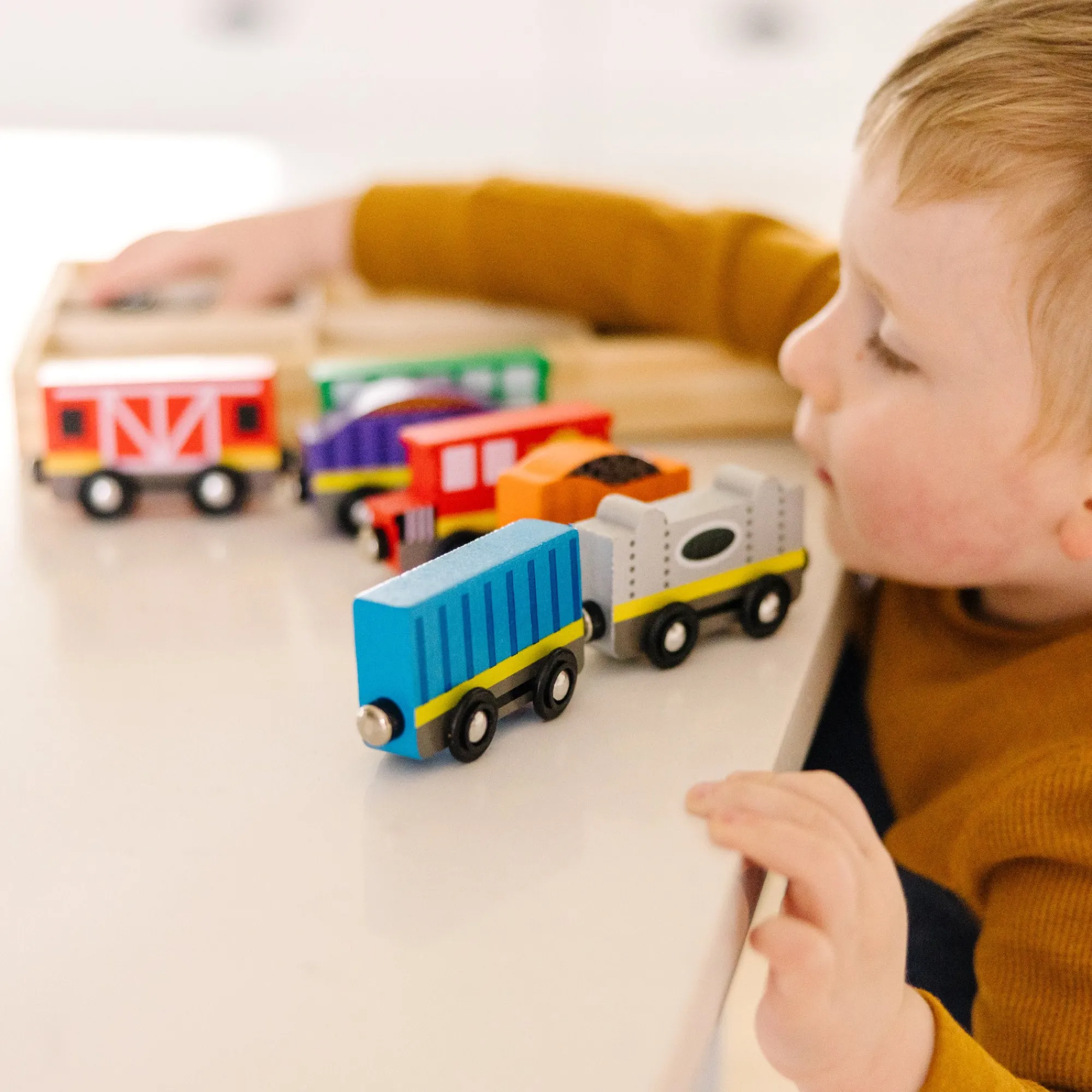 Magnetic Wooden Train Cars>Melissa & Doug Outlet