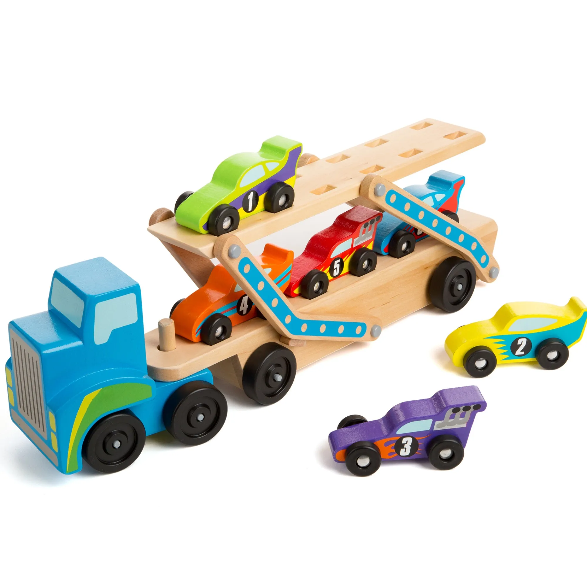 Mega Race Car Carrier>Melissa & Doug Clearance