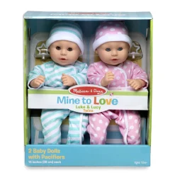 Mine to Love Twins Luke & Lucy Dolls><noscript><img width=