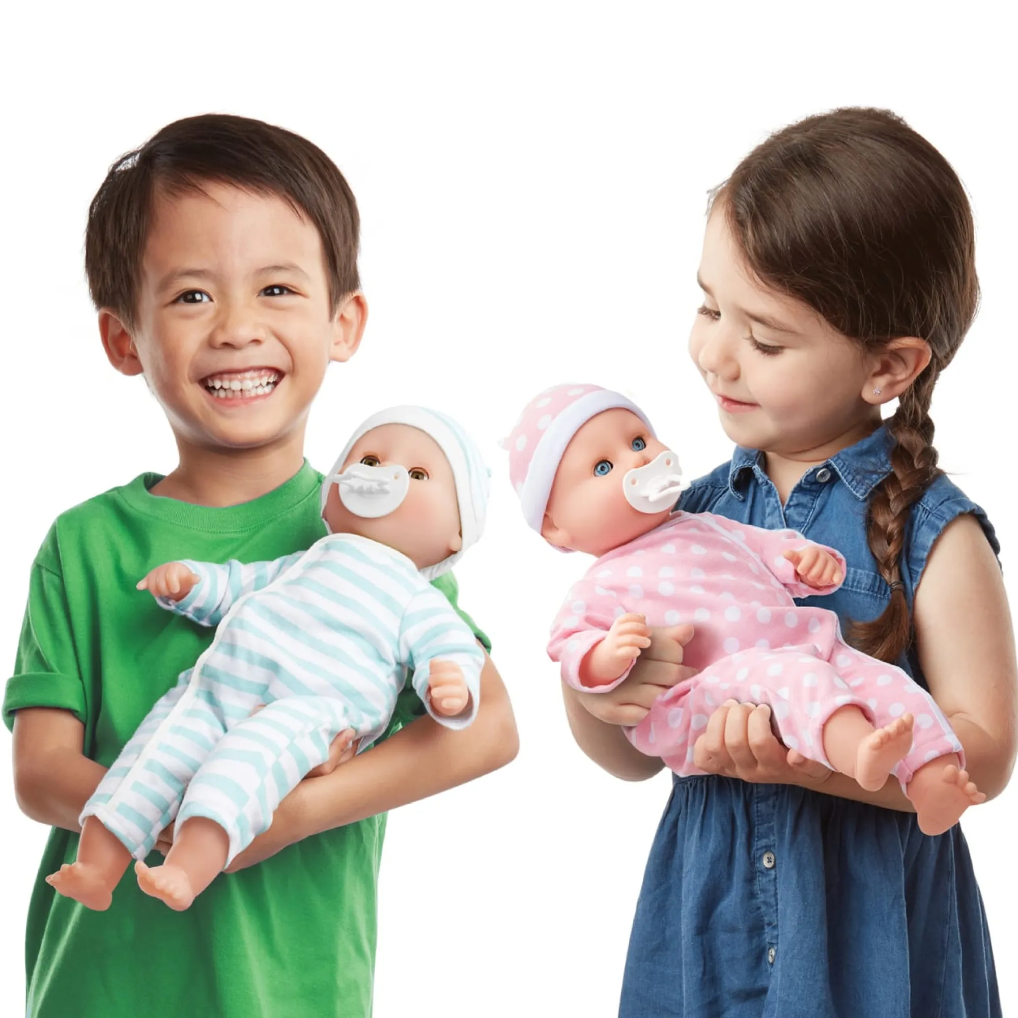 Mine to Love Twins Luke & Lucy Dolls>Melissa & Doug